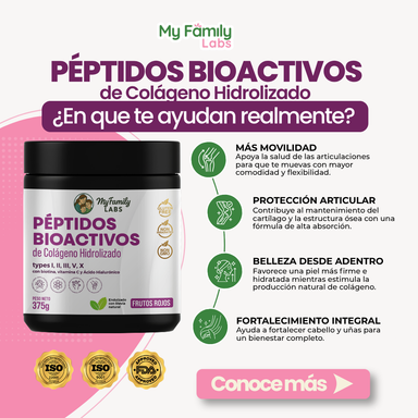 Péptidos Bioactivos de Colágeno  Tipo I,II,III,V, X