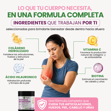 Péptidos Bioactivos de Colágeno  Tipo I,II,III,V, X